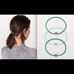 lululemon glow on hair ties